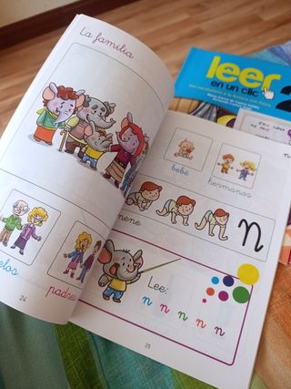 Libro vocabulario lectura niños 4 5 años