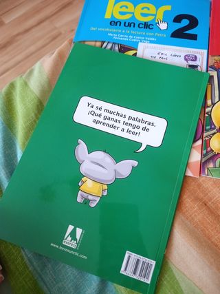 Libro vocabulario lectura niños 4 5 años