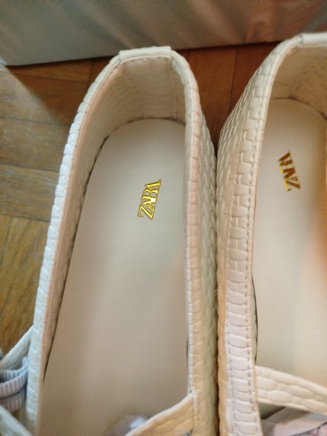 Merceditas Zara blancas
