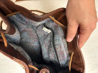 Bolso bandolera vintage piel