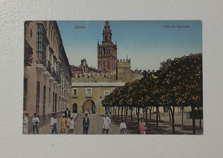 Colección 4 Postales antiguas de Sevilla, años 60