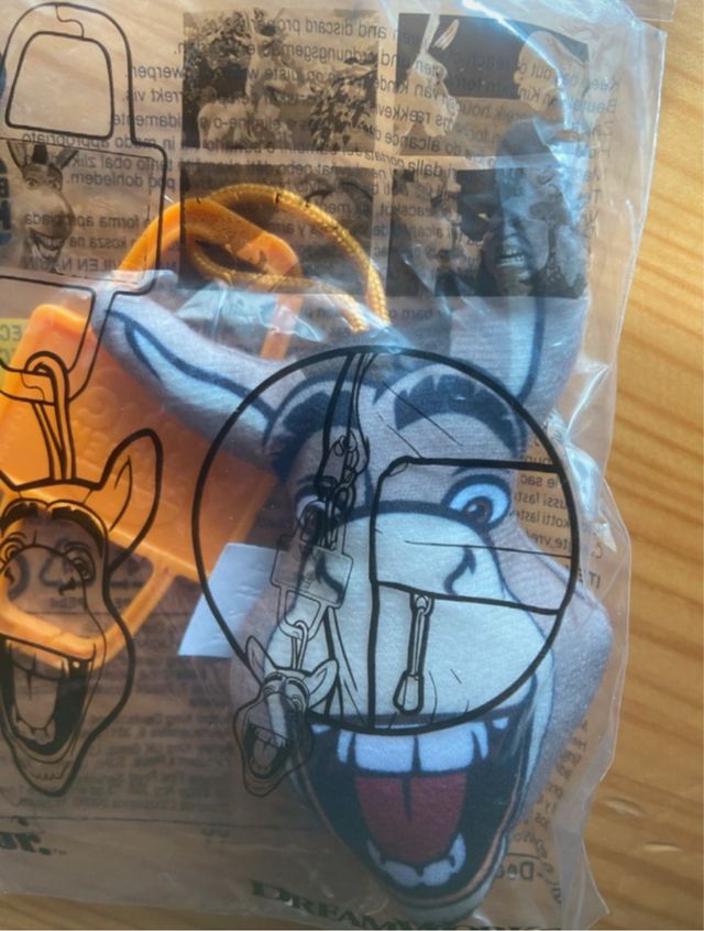 Llavero Asno Shrek Dreamworks con pantalla 3d