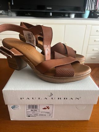 Sandalias Paula Urban marrón 37
