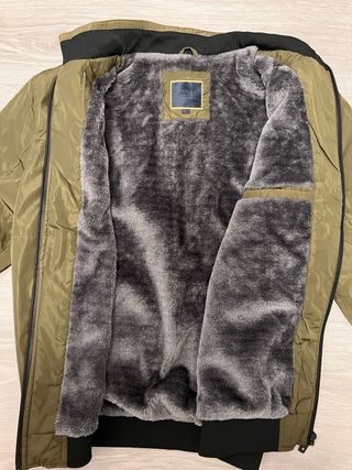 Chaqueta bomber verde oliva