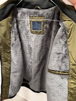 Chaqueta bomber verde oliva