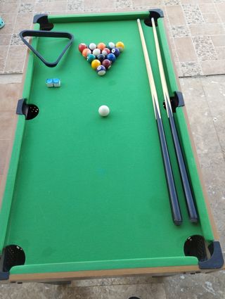 Mesa multijuegos. Billar, futbolín... 