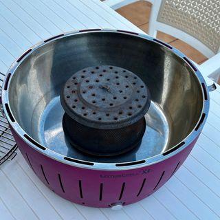 LotusGrill XL - Barbacoa portátil morada