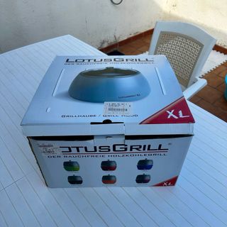 LotusGrill XL - Barbacoa portátil morada