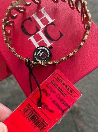 Pulsera Carolina Herrera - Dorada y Negra