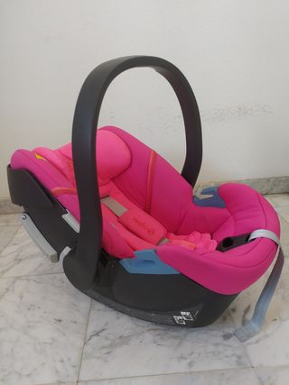 Silla Cybex Aton: portabebés rosa