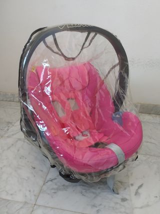 Silla Cybex Aton: portabebés rosa