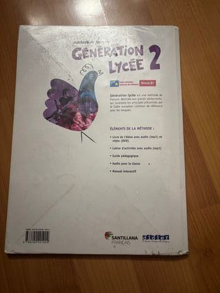 GENERATION LYCEE A2/B1 ELEVE+CD+DVD
