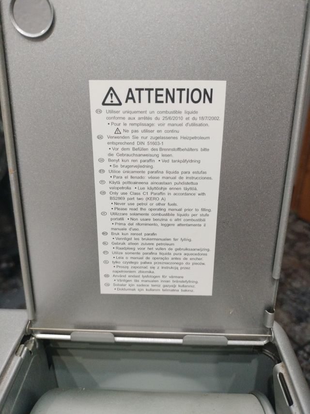 Estufa Zibro - Calefactor parafina