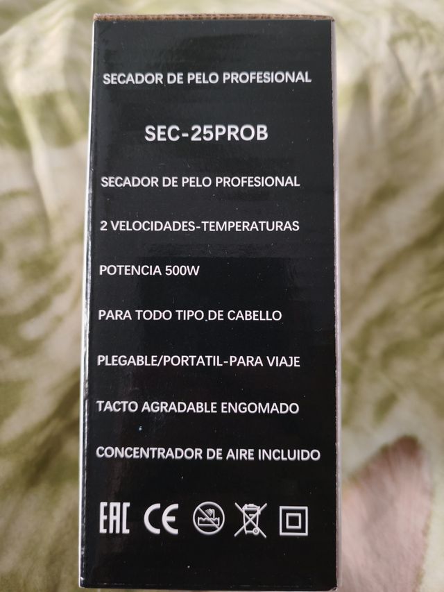 Secador EURO LIFE - viaje