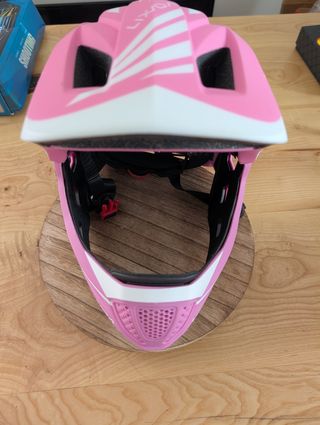 Casco bici montaña niña rosa Lixada