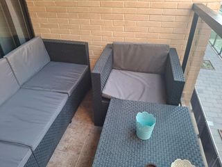 Conjunto jardín - Ratan negro