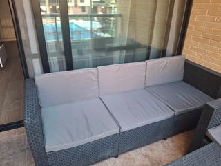 Conjunto jardín - Ratan negro