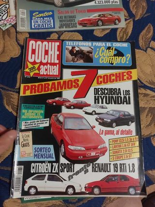 Revistas coche actual años 90 lote