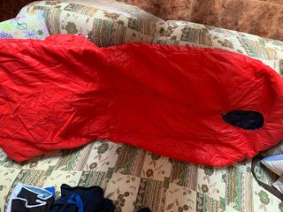 Saco dormir momia rojo - extra grande