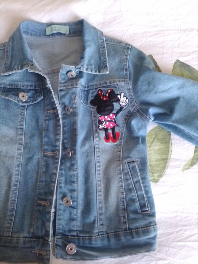 Cazadora vaquera Minnie Mouse niña