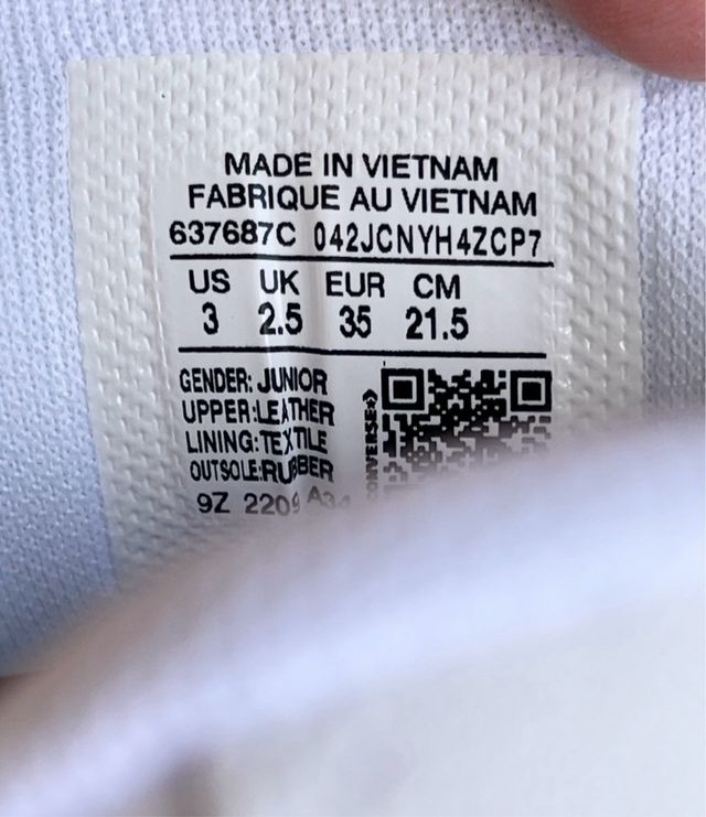 Zapatillas junior Converse slip T 35