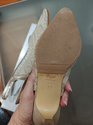 Zapatos GODY dorados eventos