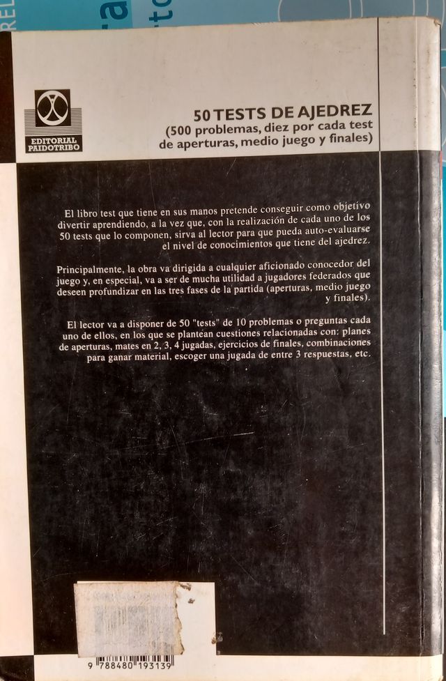 Cincuenta test de ajedrez (Ejercicios) (Spanish...