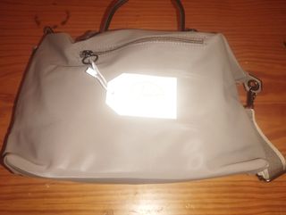Bolso bandolera beige