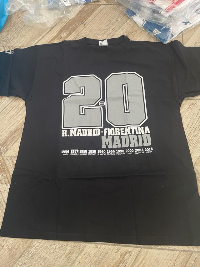 11 Camisetas Real Madrid Copa de Europa. Lote 200€