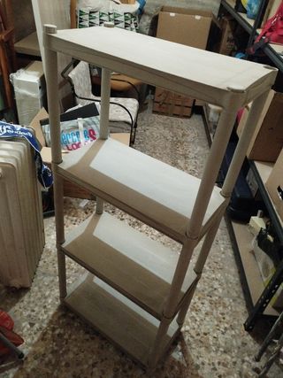 Estantería plástico 4 baldas