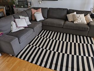 FUNDA de Sofá esquinero Ikea Kivik marrón - gris
