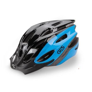 Casco bici GES Rocket negro-azul talla S