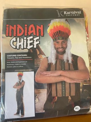 Disfraz Jefe Indio Carnaval XL