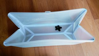 Bañera plegable con soporte para recién nacido