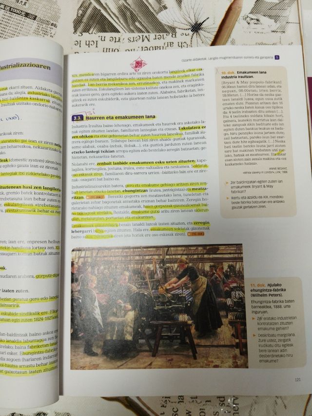 Mundu Garaikidearen Historia, 1 Batxilergoa