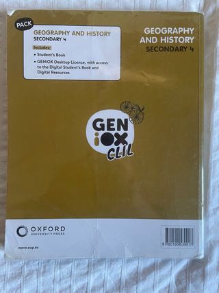 Libro Geografia e historia 4 ESO