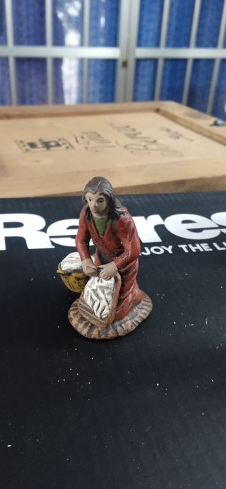 Figura belén artesana barro