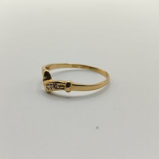 X231 ANILLO ORO 18K CON CIRCONITAS