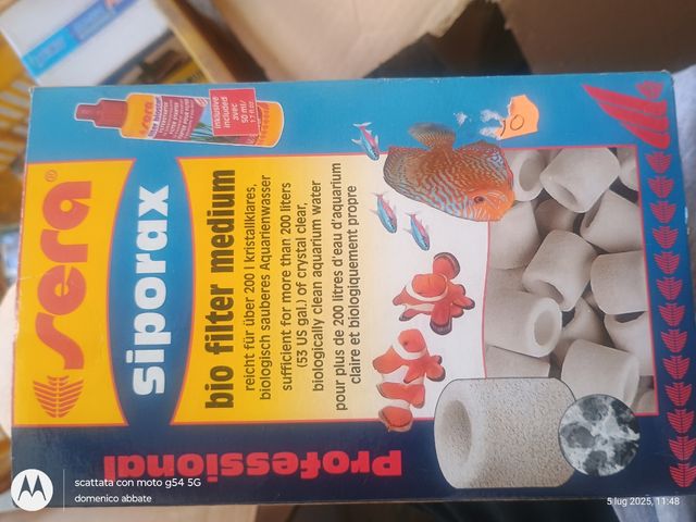 Sera Siporax - Filtro Biologico Acquario 