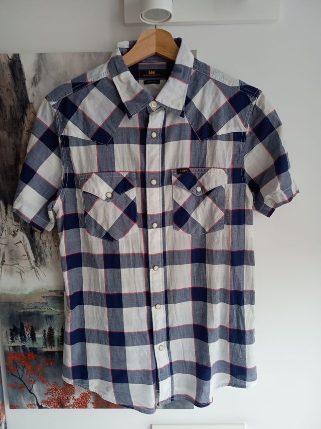 Camisa Lee M Slim Fit cuadros