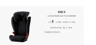 Romer Kid II - Silla coche grupo 2-3