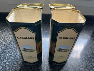 Cajas metálicas Carolans vacías