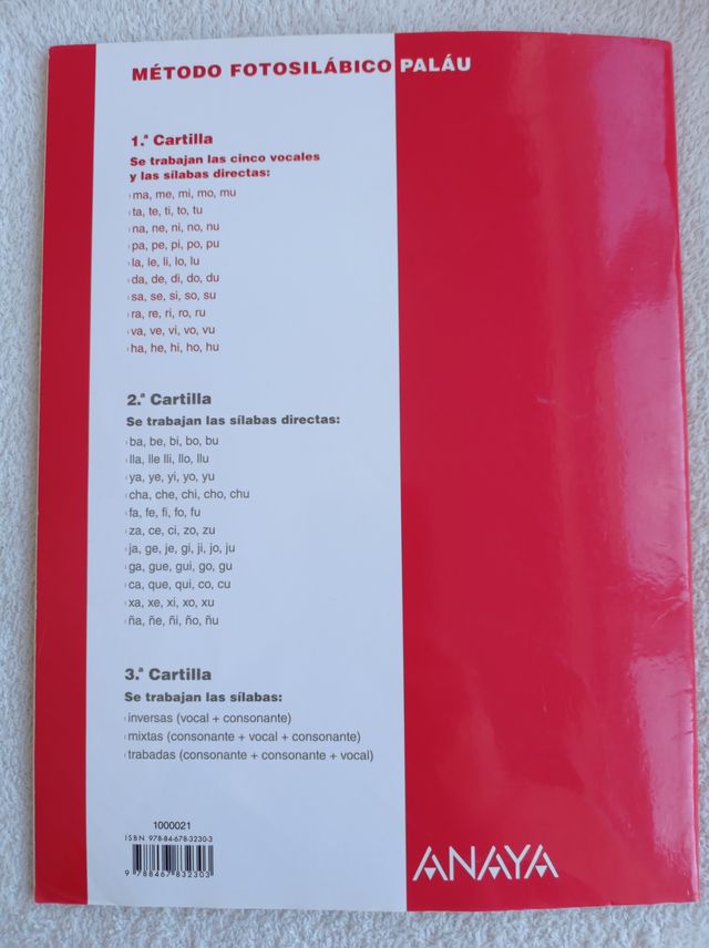 Método fotosilábico: 1.ª Cartilla. (Spanish Edi...