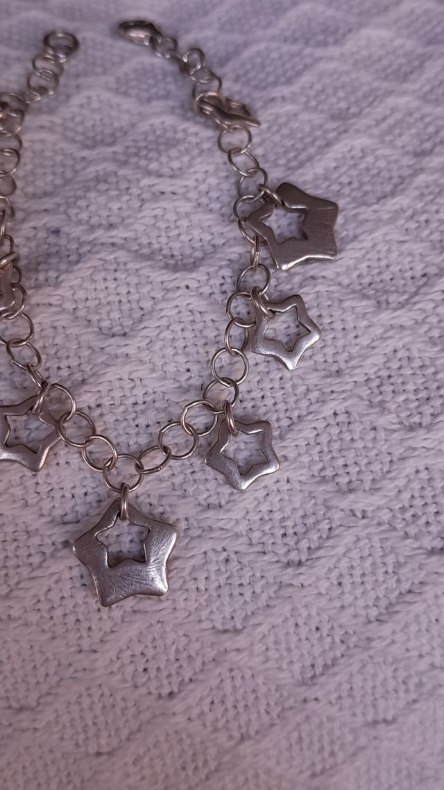 Pulsera plata estrellas - 925