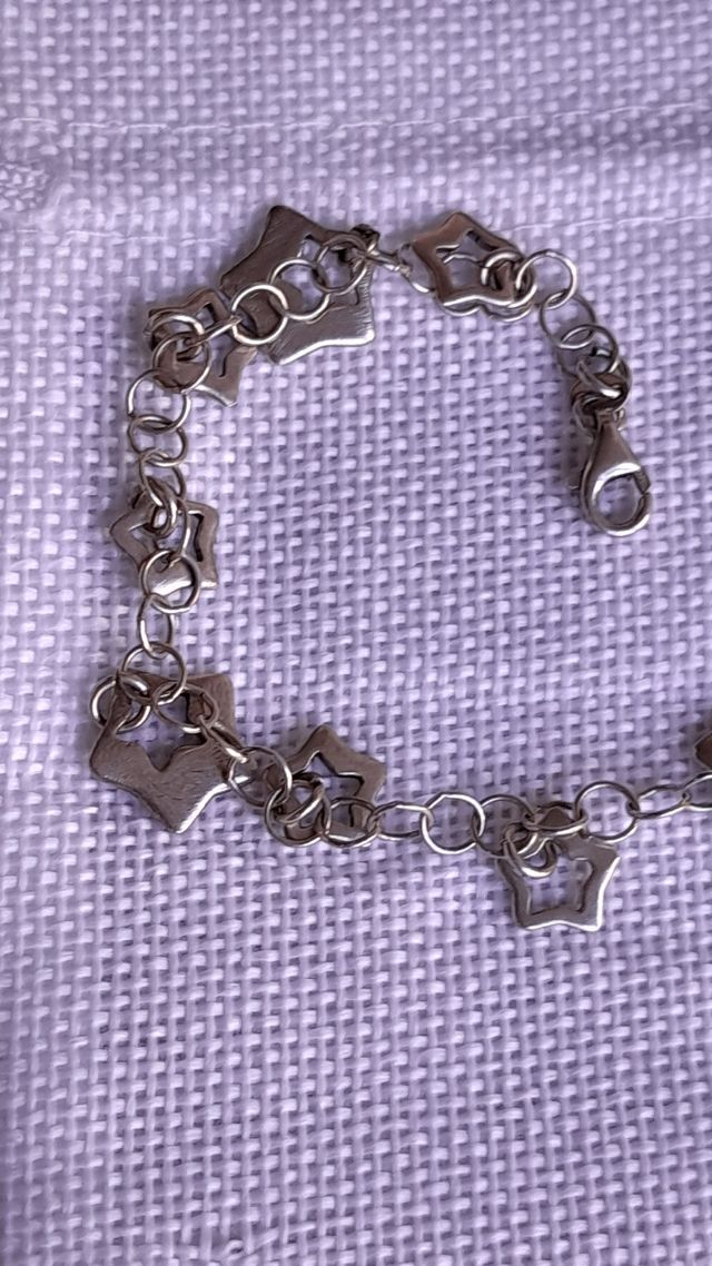 Pulsera plata estrellas - 925