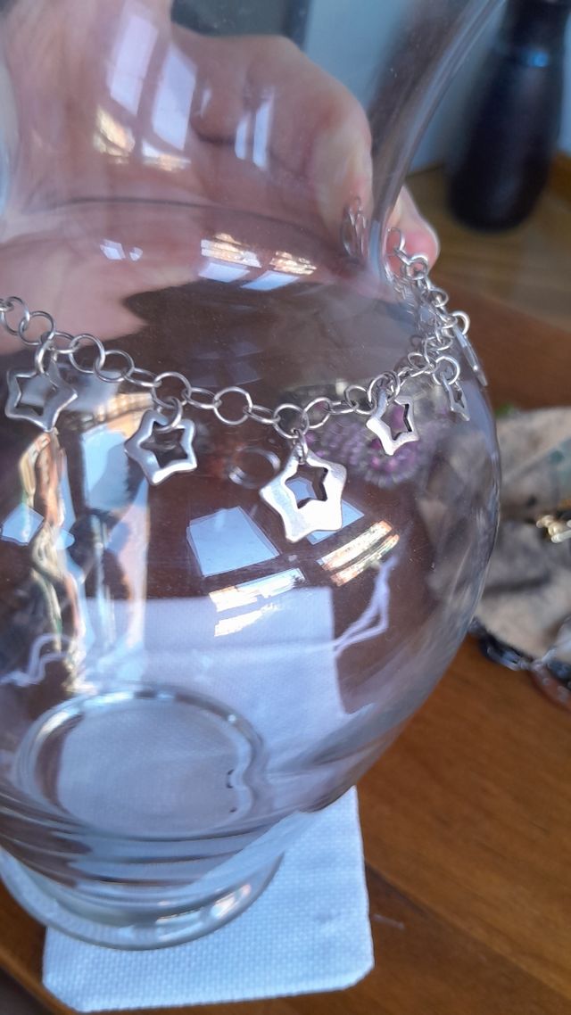 Pulsera plata estrellas - 925