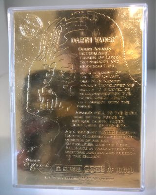 Cartão Star Wars Darth Vader