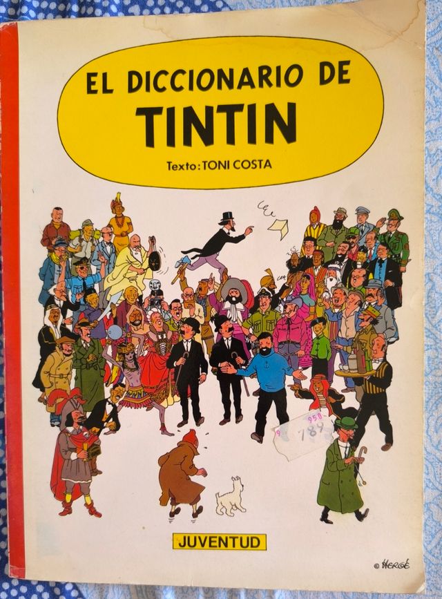 Primera edición Diccionario de tintin