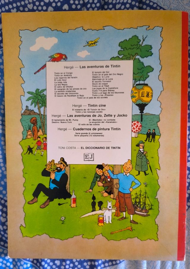 Primera edición Diccionario de tintin