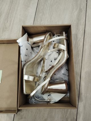 Tacones dorados GREEN COAST - 38